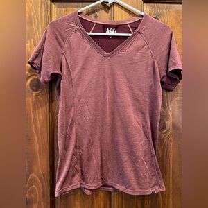 REI Women's Short Sleeve Tee - Burgundy